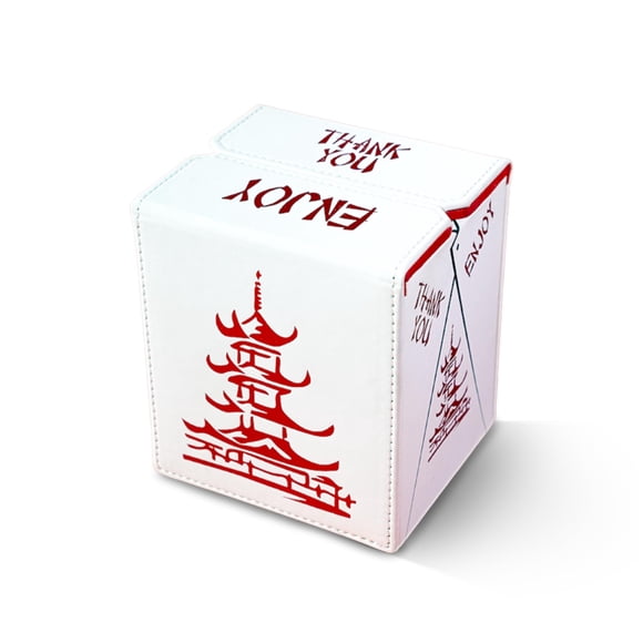 Deck Box SleeveChief China To Go! Cuero vegano para 100 tarjetas