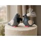 thumbnail image 2 of Adorno para pastel Selsela 5 cm Madera – Pareja de pájaros del amor, 2 of 9