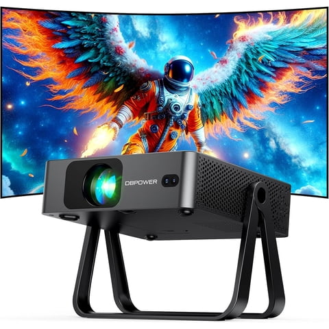 Proyector Dbpower N5 1080P Wifi 6 Autoenfoque Soporte 360