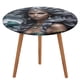 thumbnail image 1 of Sirena negra-theme Fitted Round Tablecloths Elastic Edged Table Covers Waterproof Table Cloth for Kitchen Holiday Party Tables Decor 120cm, 1 of 6