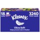 thumbnail image 1 of Pañuelos faciales Kleenex Ultra Soft, 18 cajas, 3240 pañuelos, 1 of 9