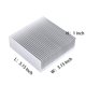 thumbnail image 4 of Disipador de calor Awxlumv de aluminio de 80 mm con 26 aletas para LED, alimentación, 4 of 5