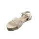 thumbnail image 4 of Sandalia Gamuza Ecológica ZAZ16 Blanco Invierno, 4 of 5