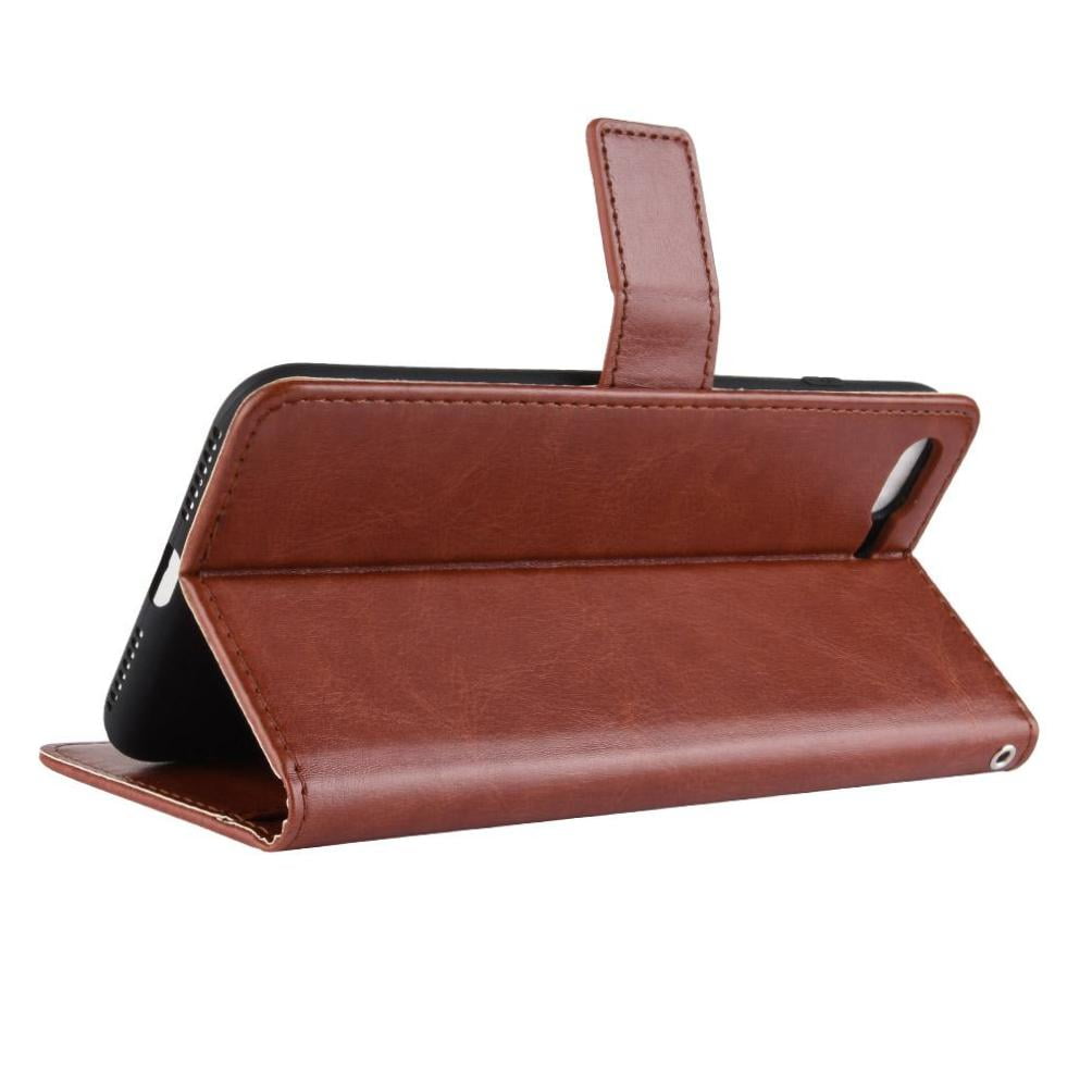 Foxdock - Funda Tipo Libro Para Iphone 8 Plus/7 Plus, Cartera Todo‑en‑uno, Funda Multifuncional Con Tarjetero Y Correa De Muñeca Desmontable