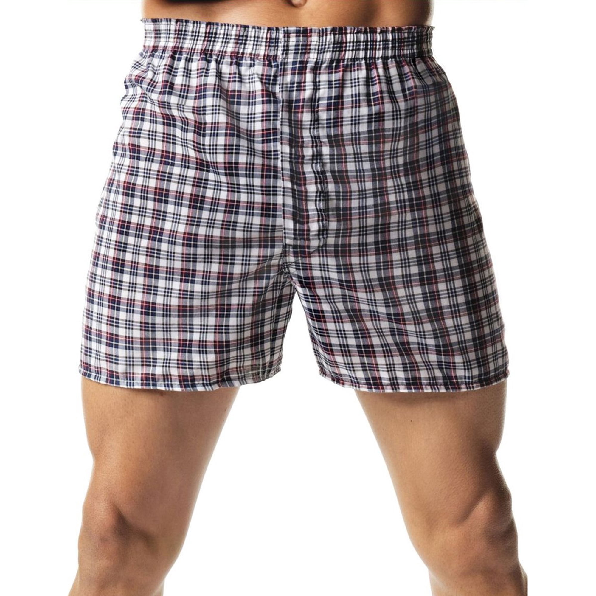 Boxers Hanes Sin Etiqueta Para Hombre Con Cintura Expuesta, Paquete De 6