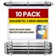 thumbnail image 1 of Pack de 10 carpetas de anillas magnéticas de 2,5 cm – Ring Binder Depot, 1 of 7