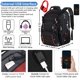 thumbnail image 4 of Mochila para portátil VECKUSON 18.4" 55L para hombre con puerto de carga USB, 4 of 7