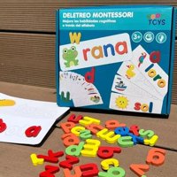 Oem - Juego De Palabras Deletreo Montessori Azul