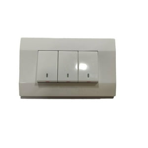 Art Dna - Interruptor Triple 9/32 10A Blanco K-P03