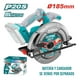 thumbnail image 2 of Sierra Circular Brushless 185mm + Disco Total Color Turquesa Frecuencia 50 60hz, 2 of 2