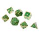 thumbnail image 5 of Dados Poliédricos De Aleación D4-D20 Muere Para Juguetes TRPG DND - Dorado Verde Oscuro, 5 of 5
