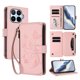 thumbnail image 1 of Funda Cartera Mariposa para [Xiaomi 17T] con Soporte y Cremallera Rosa, 1 of 6