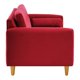 thumbnail image 5 of Sofa Retro 3C Felpa 04 Rojo, 5 of 6
