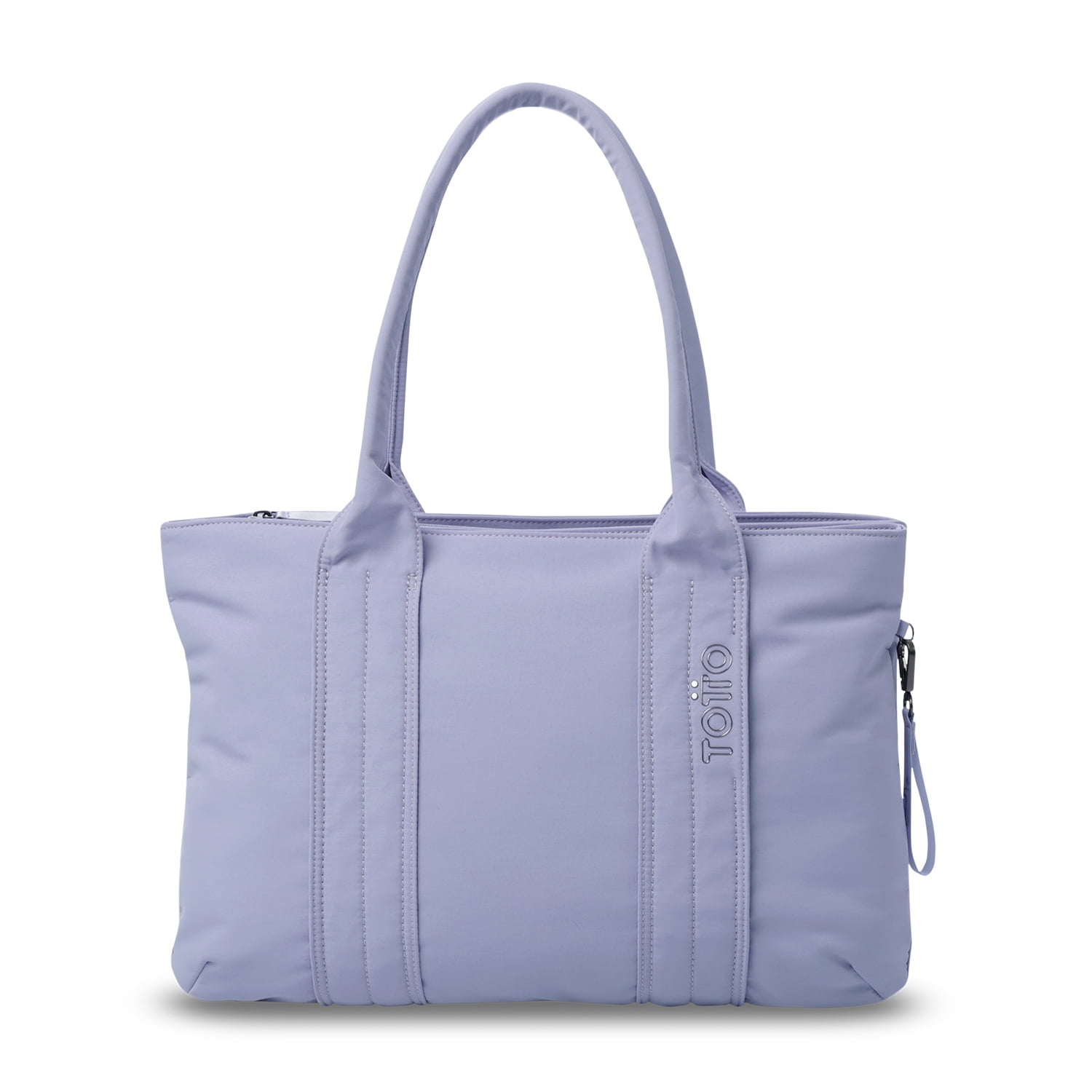 Cartera Tote Bag Grande Mujer Sicilia Porta Notebook 16" Morado Totto