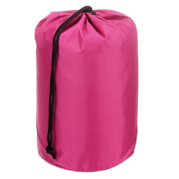 Uxcell Bolsa de Almacenamiento, Saco de Almacenamiento Impermeable para Exteriores, Bolsas Portátiles con Cordón para Camping, Senderismo, Viaje, Rojo Rosa 5 x 10 Pulgadas
