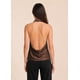 thumbnail image 2 of Blusa Top Halter De Satín Espalda Descubierta Elegante Mujer cafe Talla Única, 2 of 4