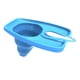 thumbnail image 3 of Lavabo de cabellero, plegable, ligero, ajustable, bandeja de retrolavado, bandeja móvil, fregadero de champú para peluquería, SPA, peluquero, peluquería,, 3 of 5