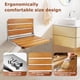 thumbnail image 5 of Asiento de ducha plegable Flngr de 16 pulgadas montado en la pared, 180 kg, 5 of 6