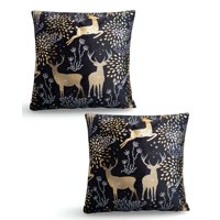 Genérico - Set De 2 Fundas De Cojin Para Navidad M16