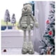 thumbnail image 3 of Mono Nieve Navidad Patas Largas Plateado 35 cm, 3 of 3