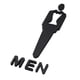 thumbnail image 2 of Letrero De WC, Letrero De Baño, Decoraciones, Tablero, Señalización, Letrero De Puerta De Baño Masculino Y Femenino, Hombre S, 2 of 5