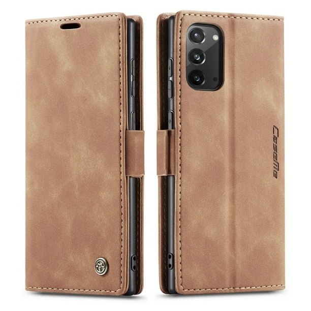 1pc Flip Case For Samsung Galaxy S23 S22 Ultra Note 10 Note 20 Ultra Retro Magnetic Card Artificial Leather Wallet