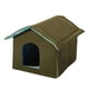 thumbnail image 4 of Refugio Para Gatos Callejeros, Resistente A La Intemperie, Cama Cálida Para Invierno, Tienda Tipo Cueva, Casa Plegable Para Gatos, 4 of 5