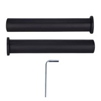 Ioensy - 2 Piezas De Manguito Adaptador De Barra De Pesas Con Llave En Forma De L Para Levantamiento De Pesas 48Mmx200Mm Cabeza Plana