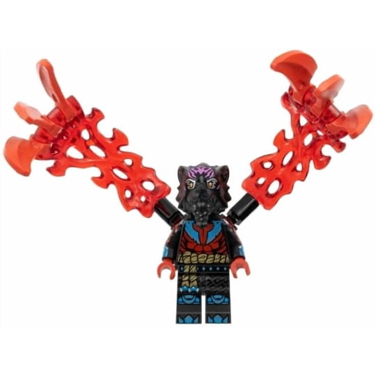 Figura De Acción Lego Ninjago Lord Ras Con Garras De Energía