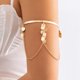 thumbnail image 5 of Brazaletes para mujer, brazaletes para la parte superior del brazo, brazaletes con borlas, pulsera ajustable., 5 of 5