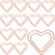 thumbnail image 1 of Clips de papel YALOJE con forma de corazón en oro rosado - 20 piezas, 1 of 7