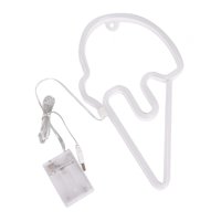 Ioensy - Lámpara Atmosférica Práctica De Neón De Helado Para Sala De Estar Halloween