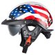 thumbnail image 1 of Casco VCOROS VHF04 Media Cara con Visera Solar Certificado DOT, 1 of 9