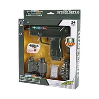 Ekol Táctica Militar - Set De Policía Infantil Binocular Placas