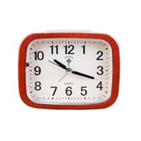 Disparo - Reloj Despertador Cuadrado 4X13X10Cm Borde De Madera Oscuro