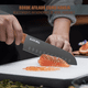 thumbnail image 3 of Set Tabla De Picar+cuchillo Santoku Cuchillo Carnicero Tabla, 3 of 3
