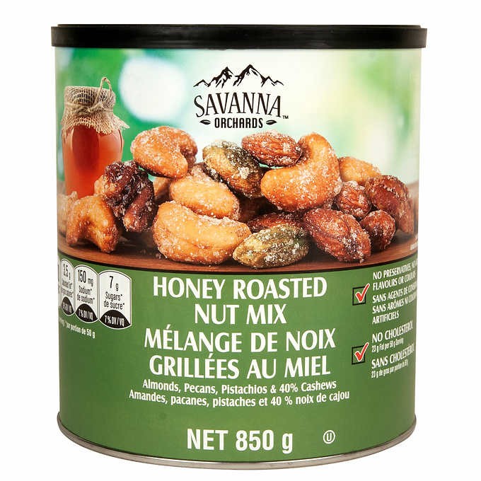 Savanna Orchards Gourmet Honey Roasted Nut Mix 850G