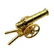 thumbnail image 1 of Modelo De Cañón Regalos Housing Decoration Ornament Metal Cannon With Wheels Gold, 1 of 5