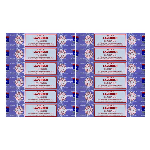 Incienso Satya Nag Champa Lavanda 12 Varillas