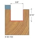 thumbnail image 2 of Broca Router Bit Freud 50-103 con rodamiento superior, borde empotrado 5/8, 2 of 2