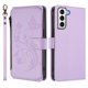 thumbnail image 2 of Funda Cartera Mariposa para [Samsung Galaxy S21 Plus] con Soporte y Cremallera Morado claro, 2 of 6