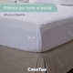 thumbnail image 2 of Sabana casatua soft ultra suave funda bordada 1.5 plaza color blanco, 2 of 3