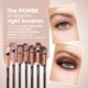 thumbnail image 2 of Set De Brochas Para Maquillaje De Ojos 7 Piezas Sintéticas Con Dorado Rosa, 2 of 9