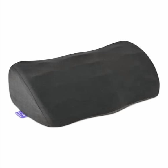 Reposapiés ergonómico Cushion Lab para debajo del escritorio, taburete de espuma viscoelástica con d