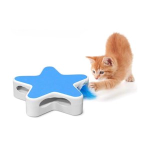 Total E-Commerce - Juguete Interactivo Para Gatos Pluma Giratoria Mascotas