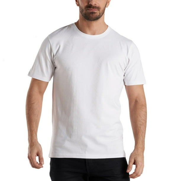 Camisetas Blancas Manga Corta Algodón Pack 2
