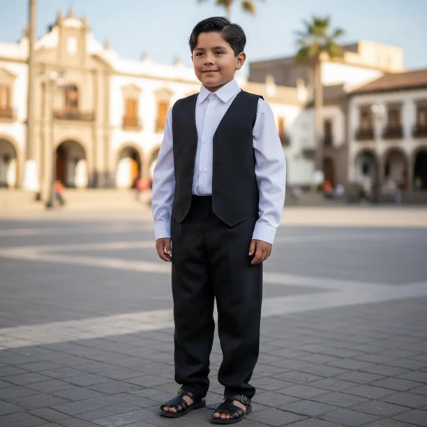 Traje Tipico Nortino Bolero Negro Mas Pantalon