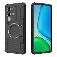 Funda Foxdock Para Vivo Y29 4G , Magnética, Resistente A Golpes, Con Soporte, Unisex, Carga Inalámbrica