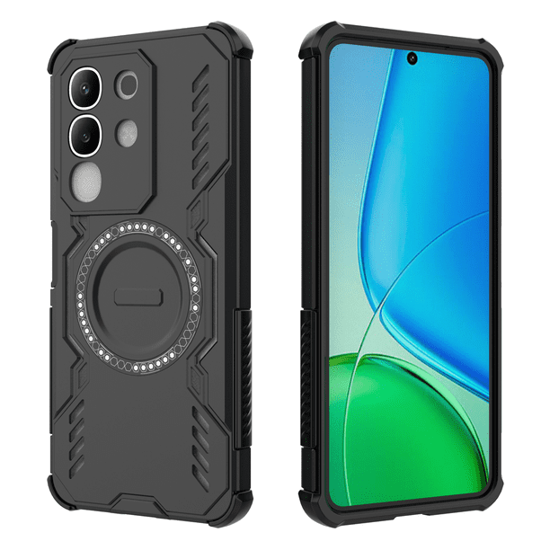 Funda FOXDOCK para Vivo Y29 4G , magnética, resistente a golpes, con soporte, unisex, carga inalámbrica