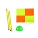 thumbnail image 1 of Bandera De Esquina De Fútbol, Postes De Agilidad De Fútbol, Bandera Deportiva De Entrenamiento Para Adultos Para Juegos, Postes De 3 Uds, GreenBase, 1 of 5
